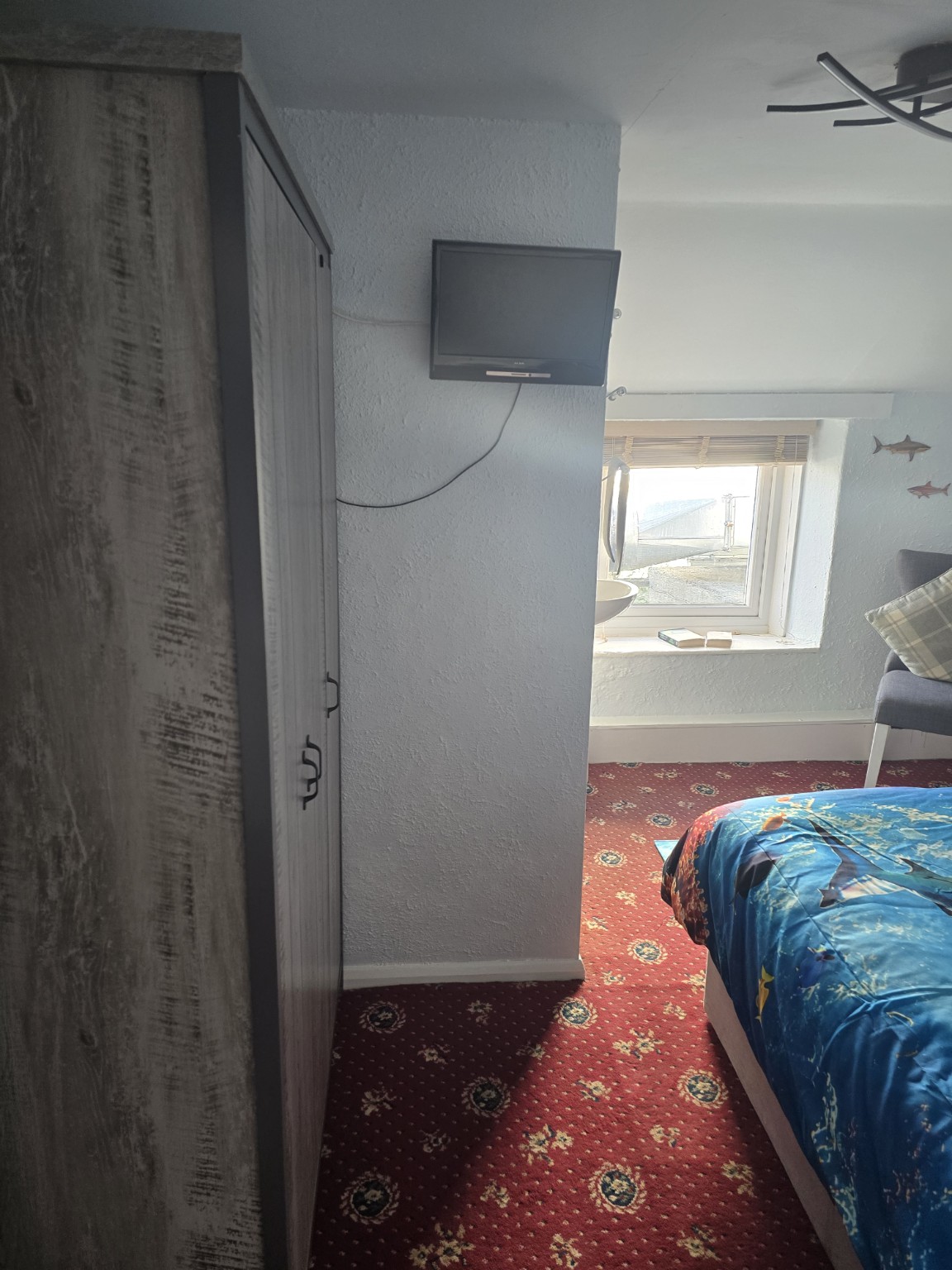Shark room with double bed